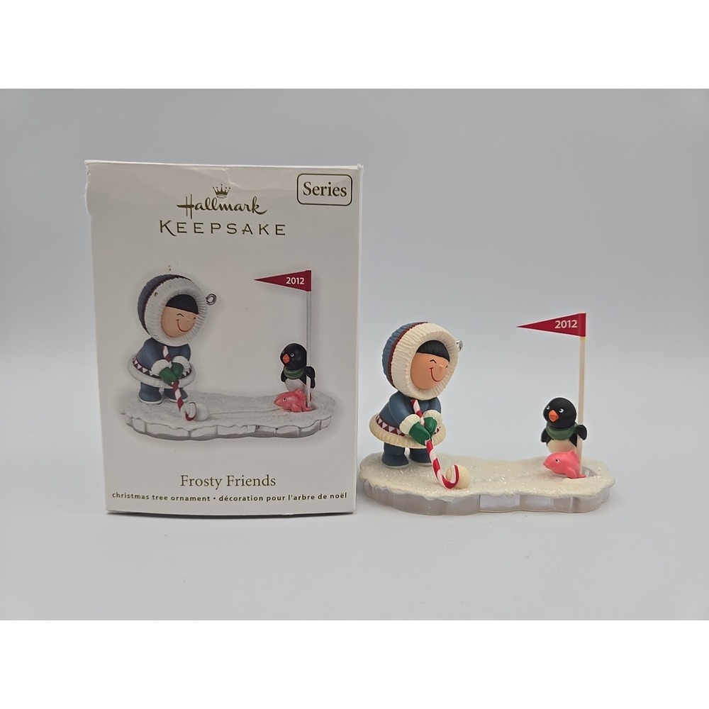2012 Hallmark Keepsake Frosty Friends Ornament Eskimo Ice Golf